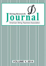 String Research Journal #4 2014 book cover Thumbnail
